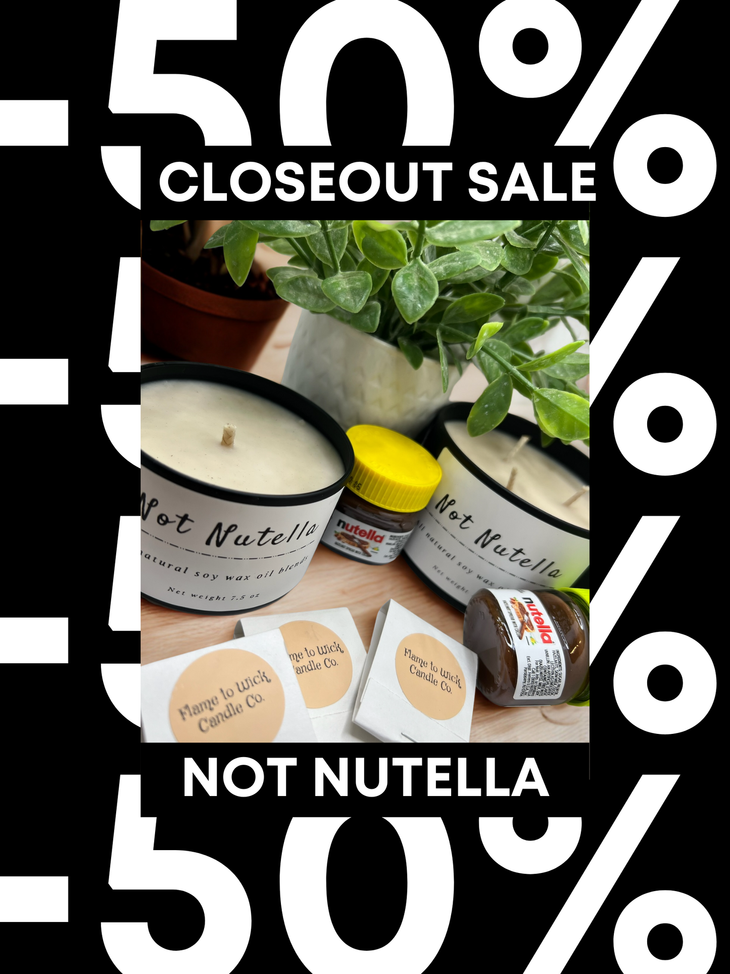 NOT NUTELLA- 3 LEFT 50% OFF