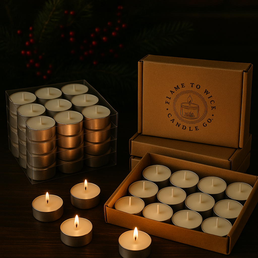 Tea Lights 12 Pack – Flame to Wick Candle Co.
