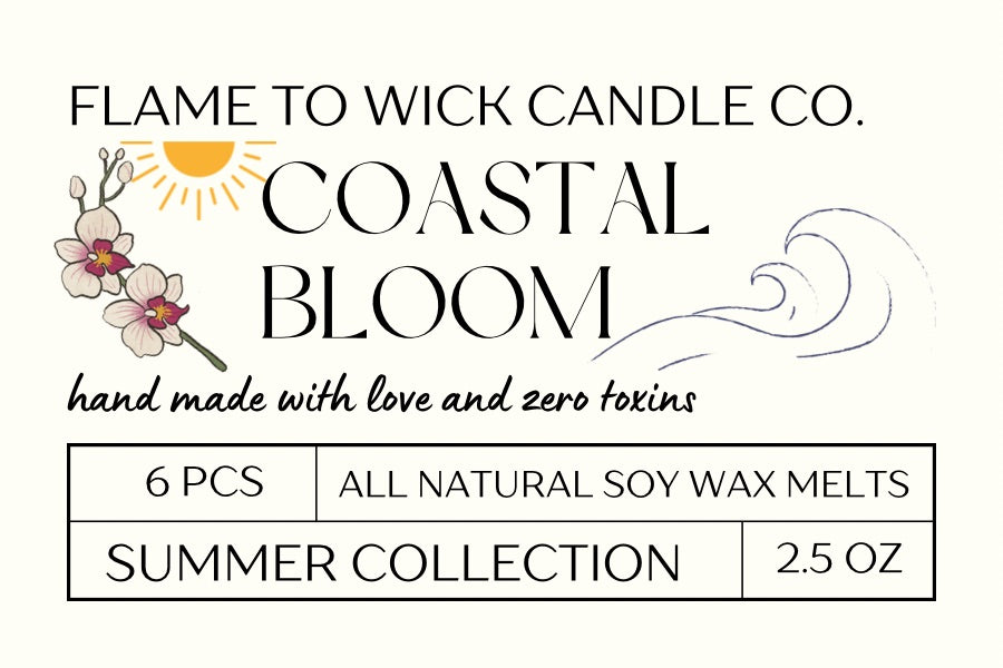 Coastal Bloom WAX MELTS ONLY